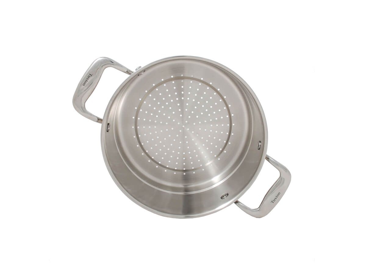 Mauviel M' Cook Stainless Steel Steamer Insert 8-in